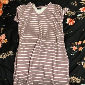 Striped Dress w/ Pockets